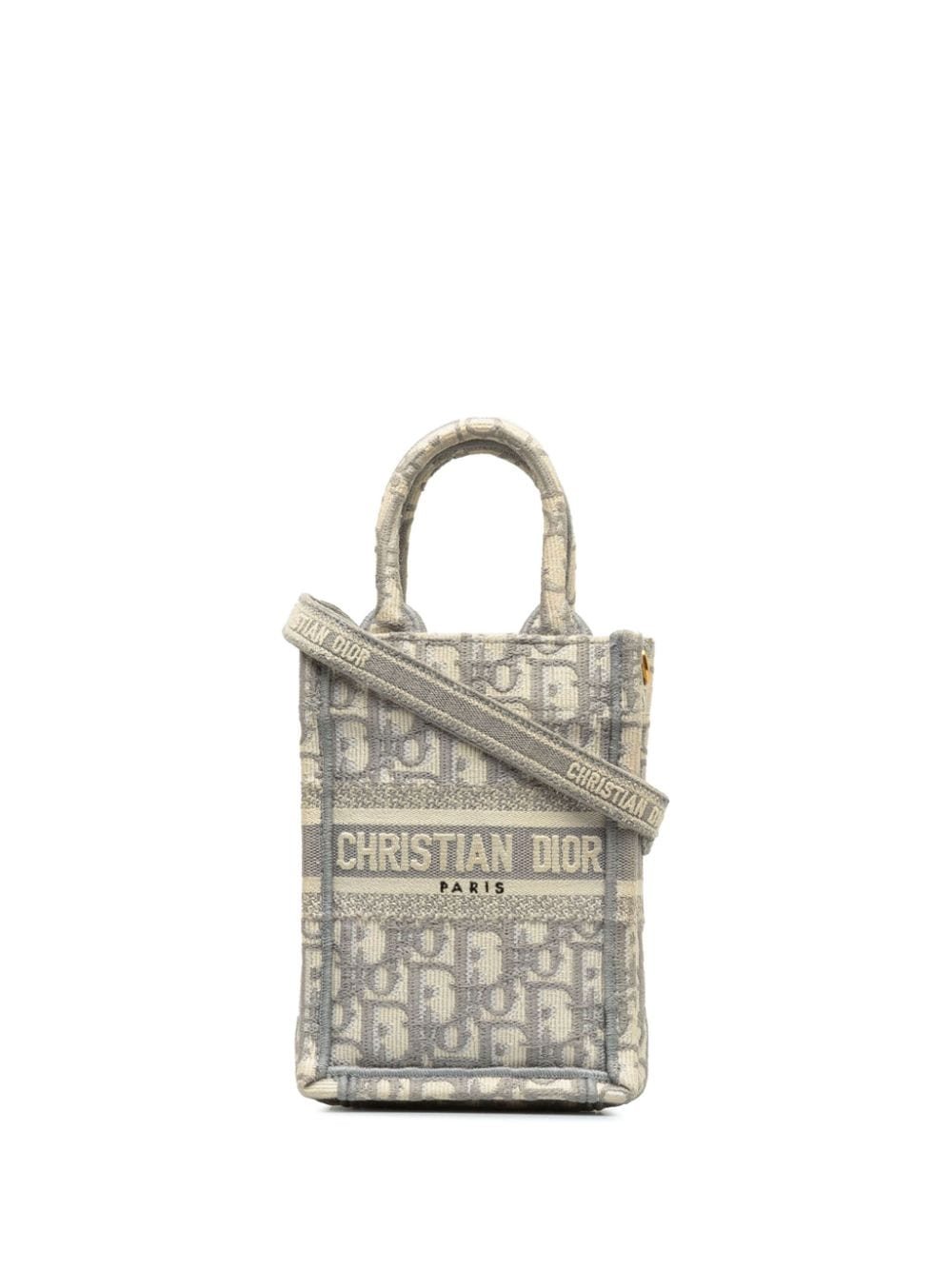 Christian Dior Pre-Owned 2023 mini Dior Book Vertical two-way bag - Grey von Christian Dior Pre-Owned