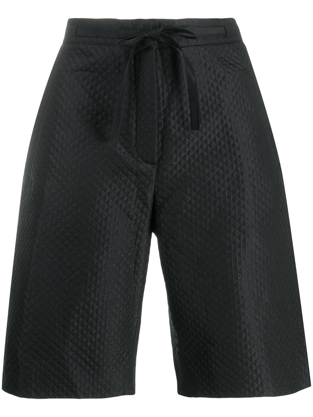 Christian Dior pre-owned quilted long shorts - Black von Christian Dior