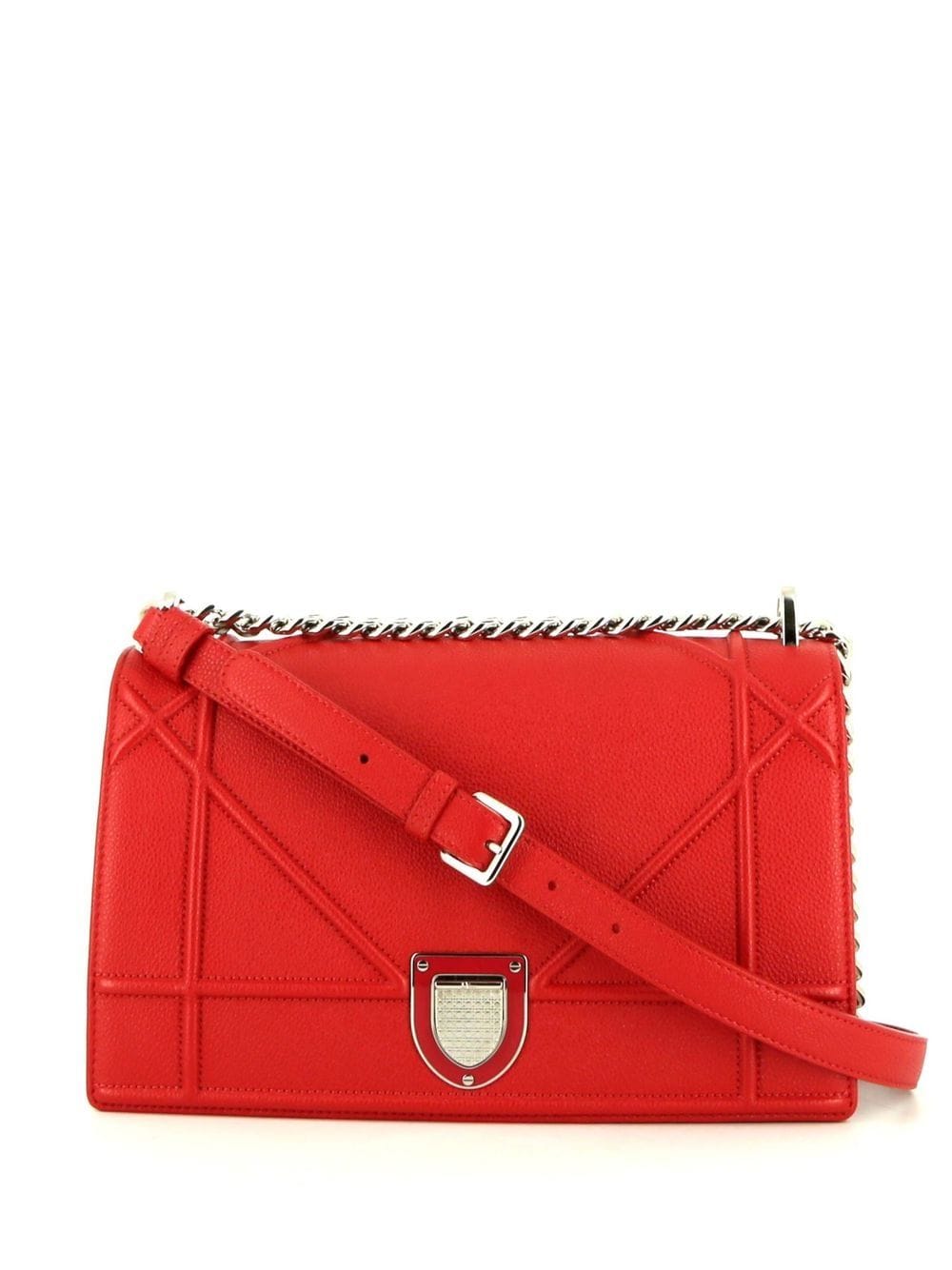 Christian Dior Pre-Owned 2010s Diorama shoulder bag - Red von Christian Dior Pre-Owned