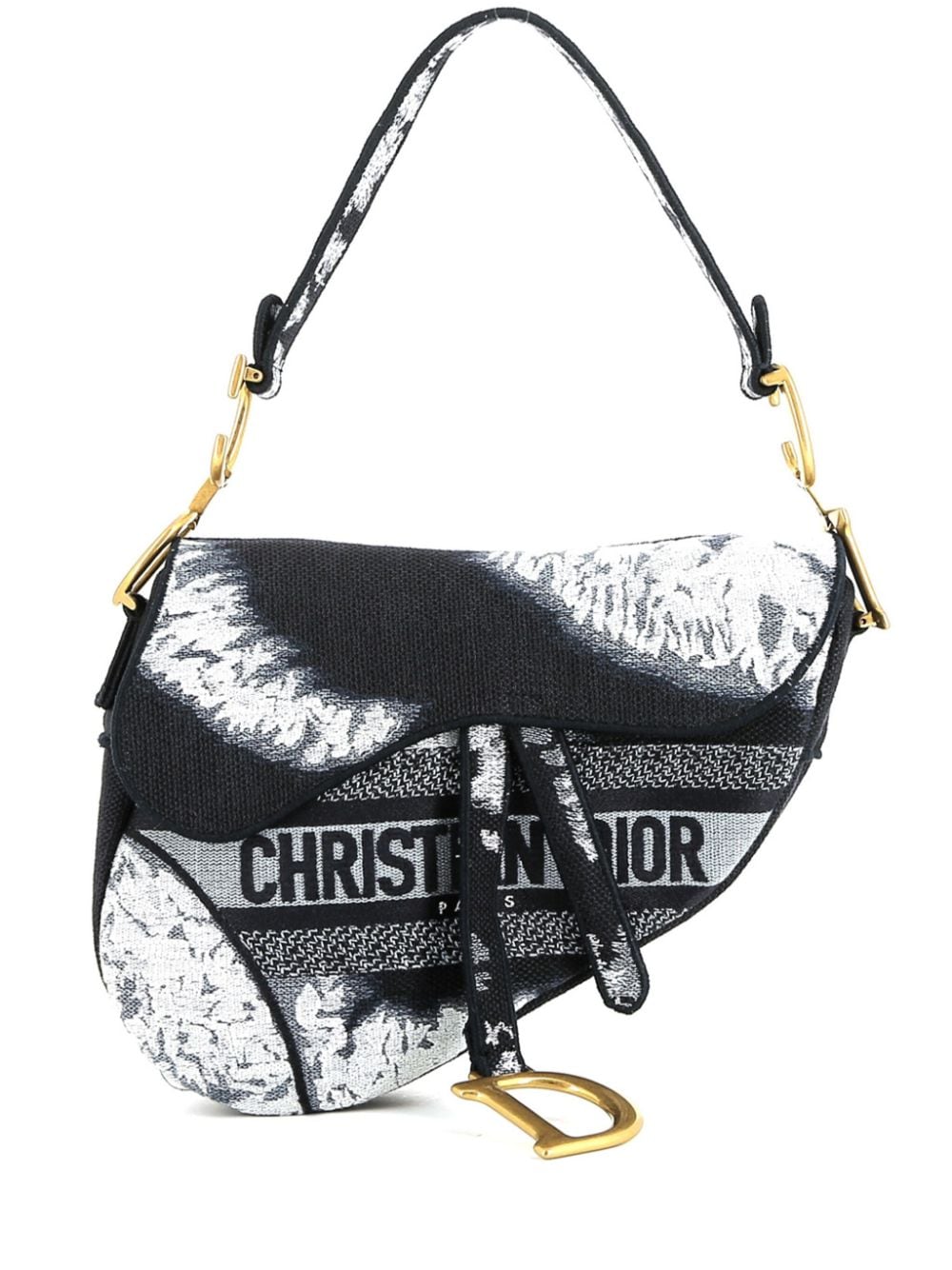 Christian Dior Pre-Owned 2020 Saddle canvas handbag - Blue von Christian Dior Pre-Owned