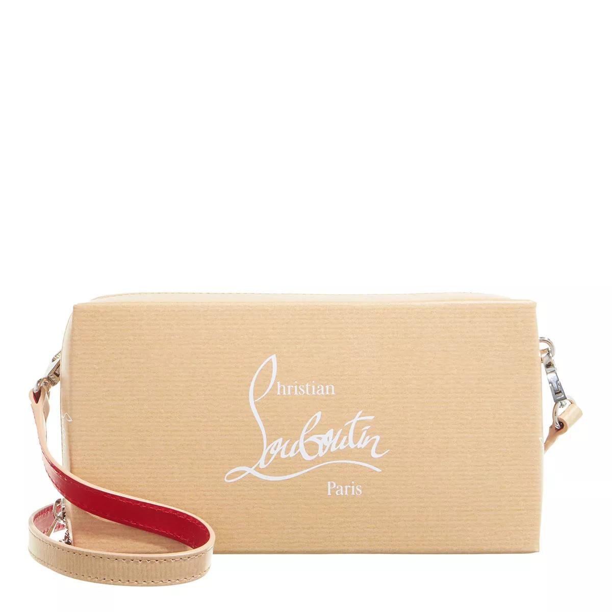 Christian Louboutin Handtasche - Kraftilou Clutch - Gr. unisize - in Beige - für Damen von Christian Louboutin