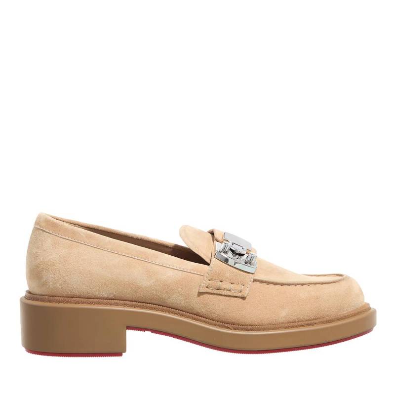 Christian Louboutin Loafer - Urban Moc Lock Loafers - Gr. 38 (EU) - in Beige - für Damen von Christian Louboutin
