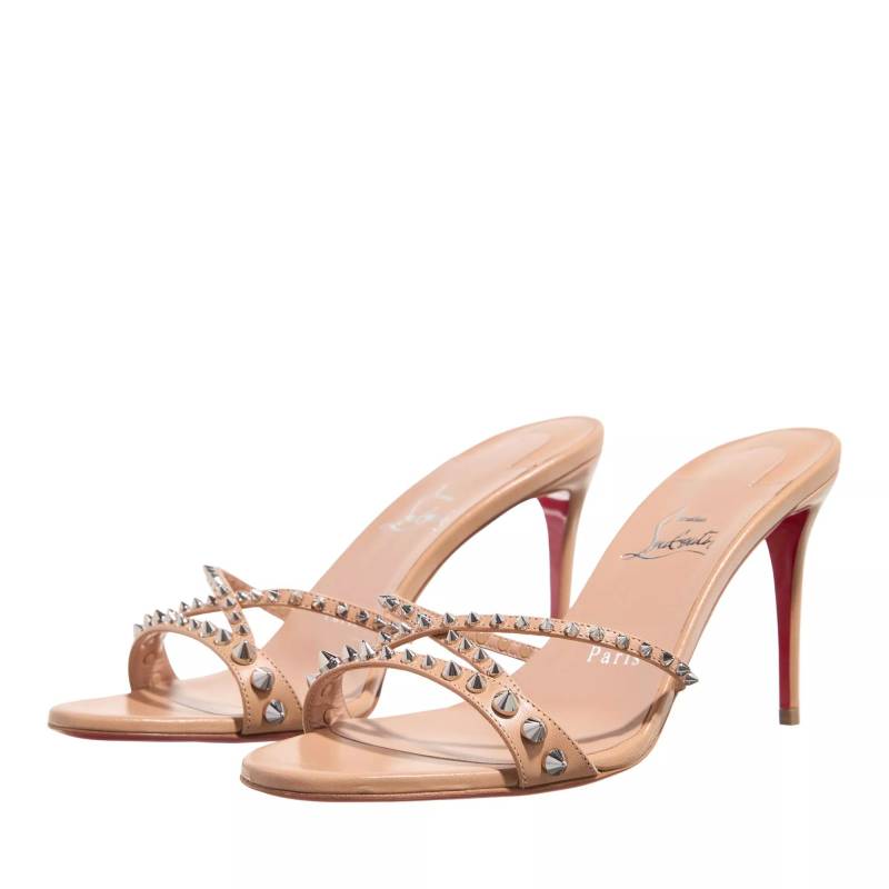 Christian Louboutin Sandalen - Tatoosh Spikes 85 Kid/Lining - Gr. 36 (EU) - in Beige - für Damen von Christian Louboutin