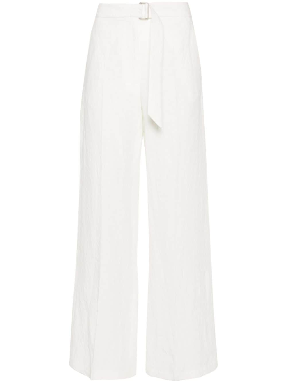 Christian Wijnants Phenyo linen trousers - White von Christian Wijnants