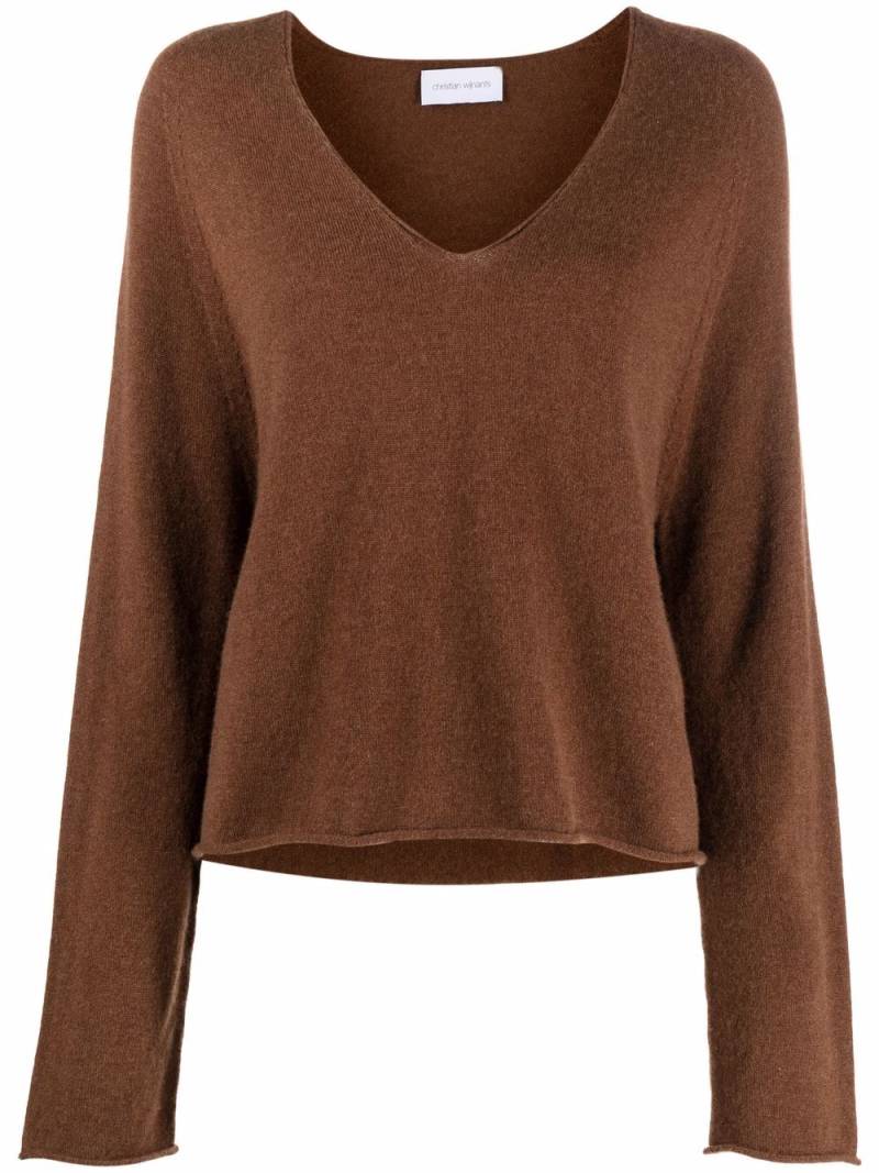 Christian Wijnants pullover V-neck jumper - Brown von Christian Wijnants