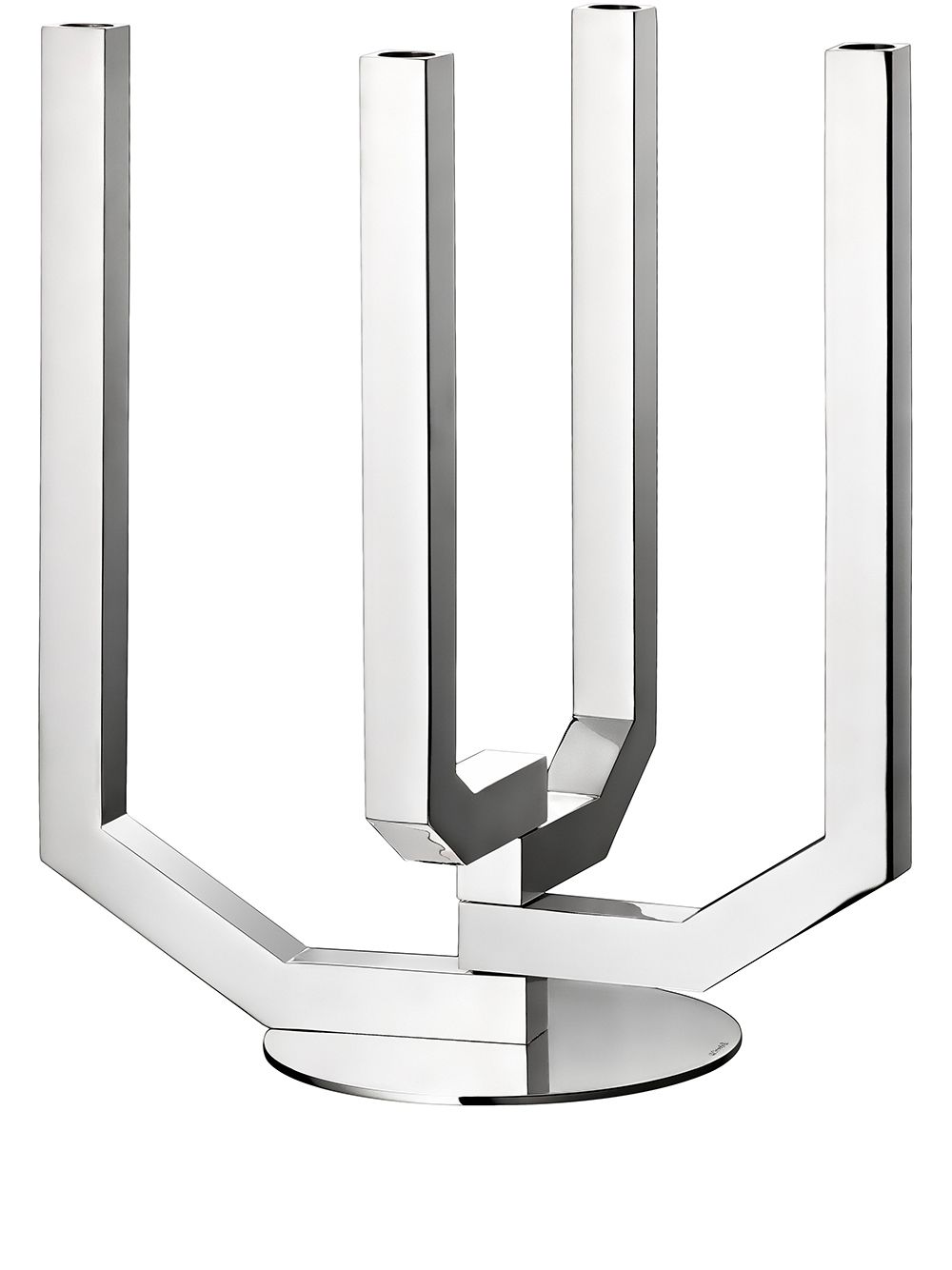 Christofle Arborescence four-lights stainless steel candelabra - Silver von Christofle