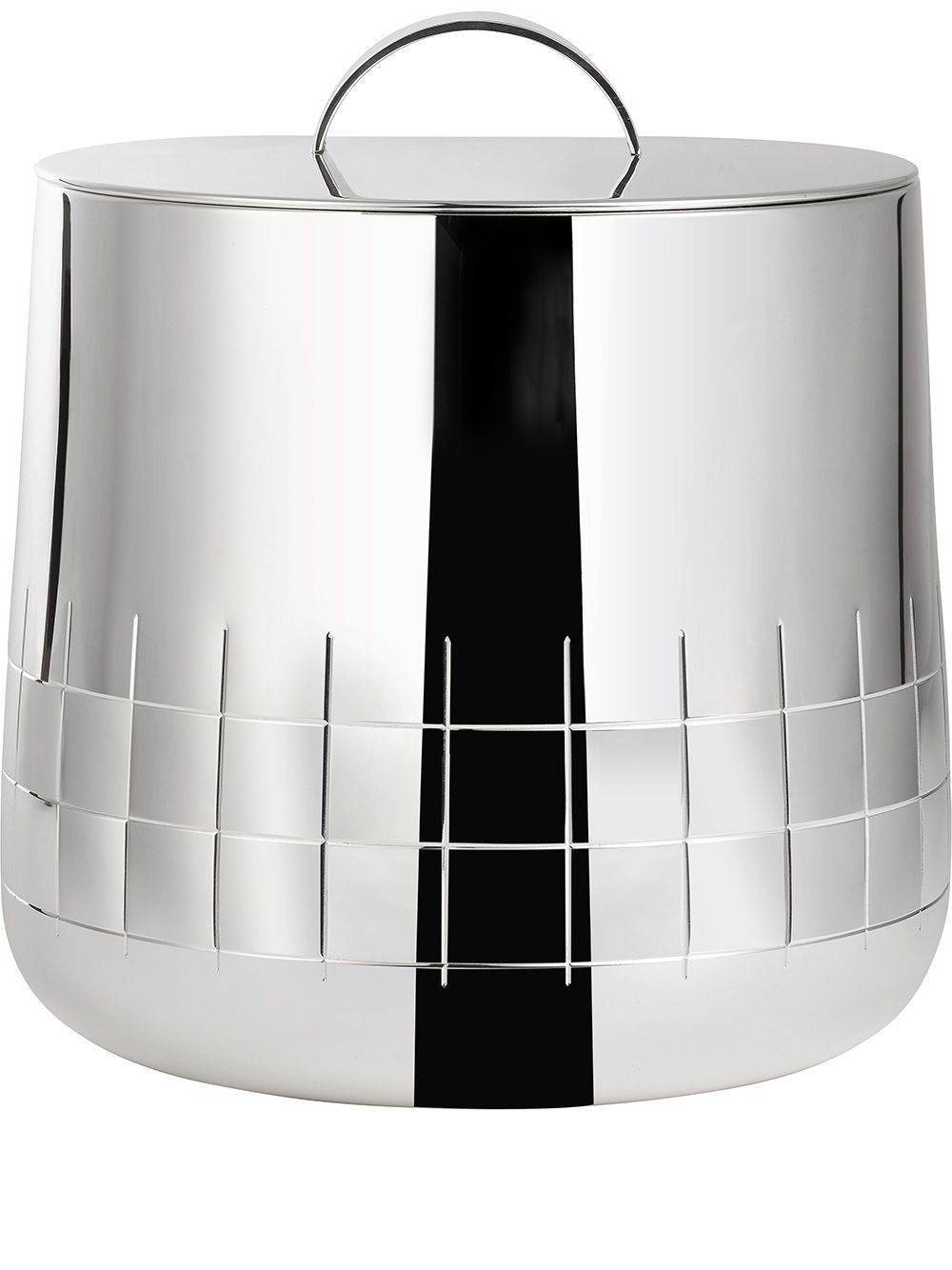 Christofle Graphik insulated silver-plated ice bucket von Christofle