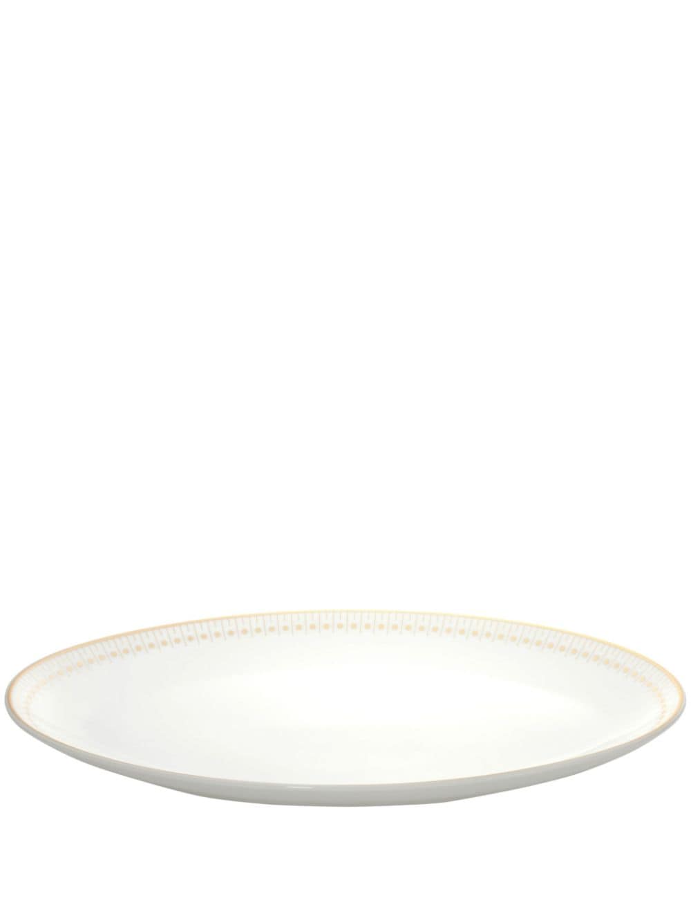 Christofle Malmaison Impériale oval platter - White von Christofle