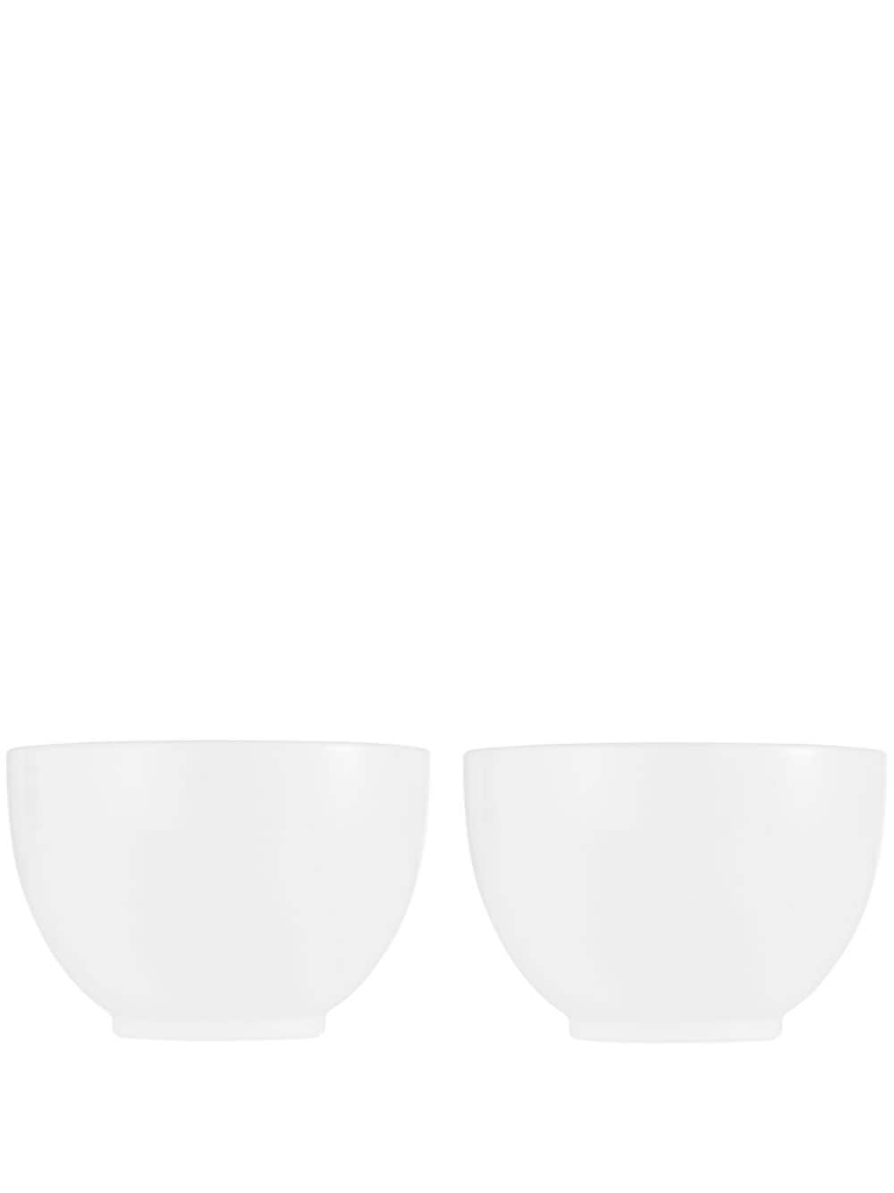 Christofle Mood Asia porcelain bowls (set of two) - White von Christofle