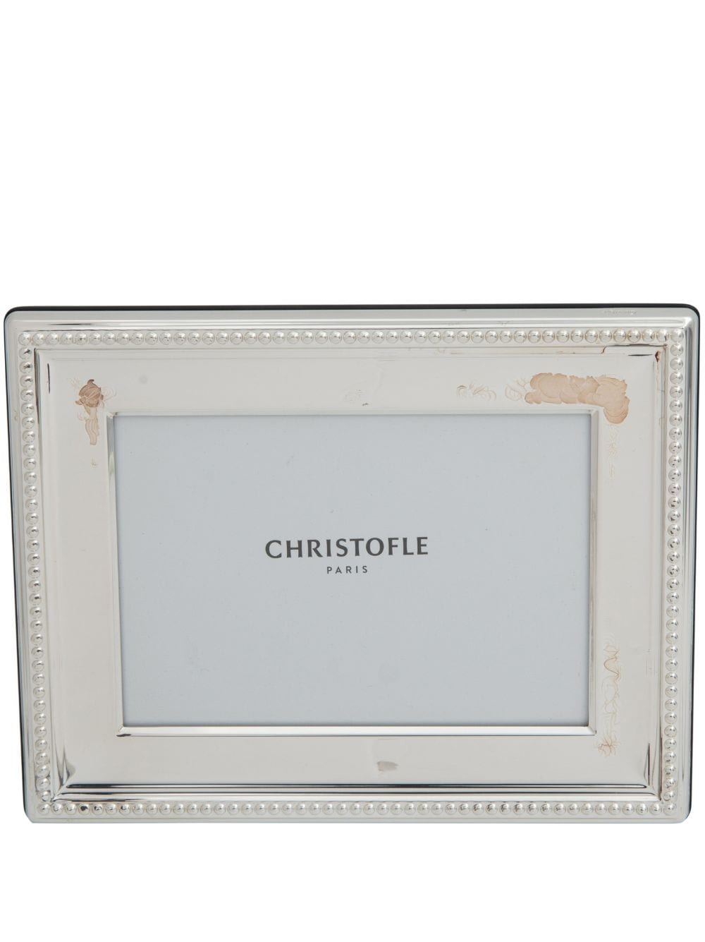 Christofle Perles rectangular picture frame - Silver von Christofle