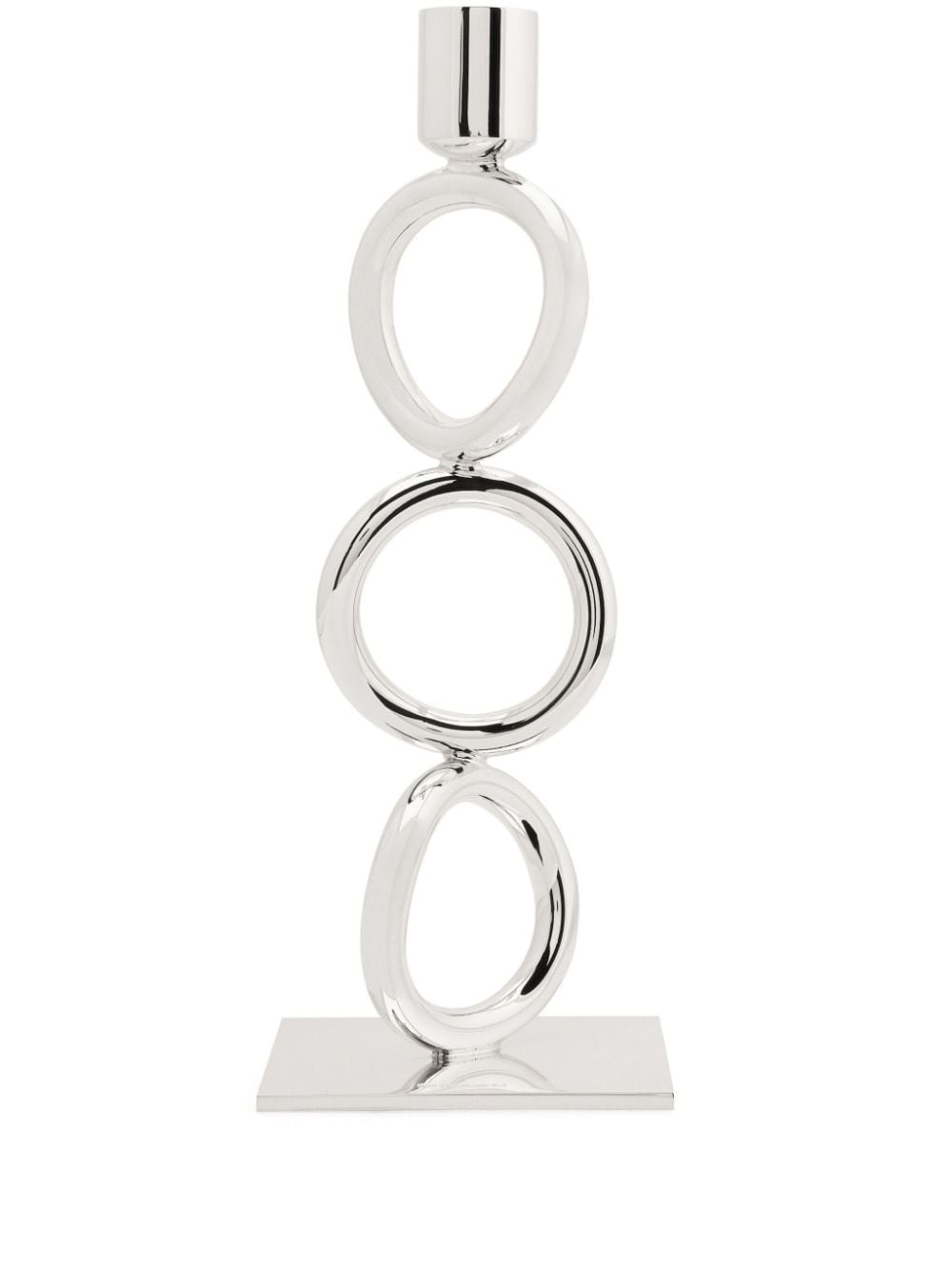 Christofle Vertigo three-ring candle holder - Silver von Christofle