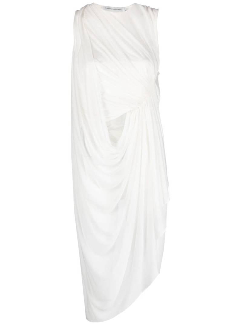 Christopher Esber Disender Drape top - White von Christopher Esber