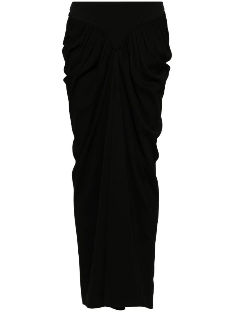 Christopher Esber Magnetica low-rise maxi skirt - Black von Christopher Esber