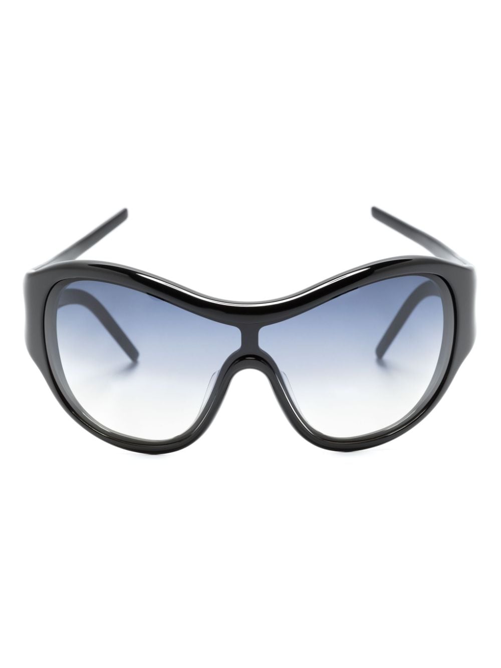 Christopher Esber Uma 98 wraparound-frame sunglasses - Black von Christopher Esber