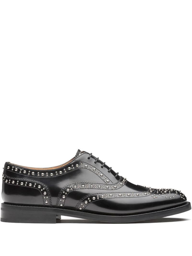 Church's Burwood polished studded brogues - Black von Church's