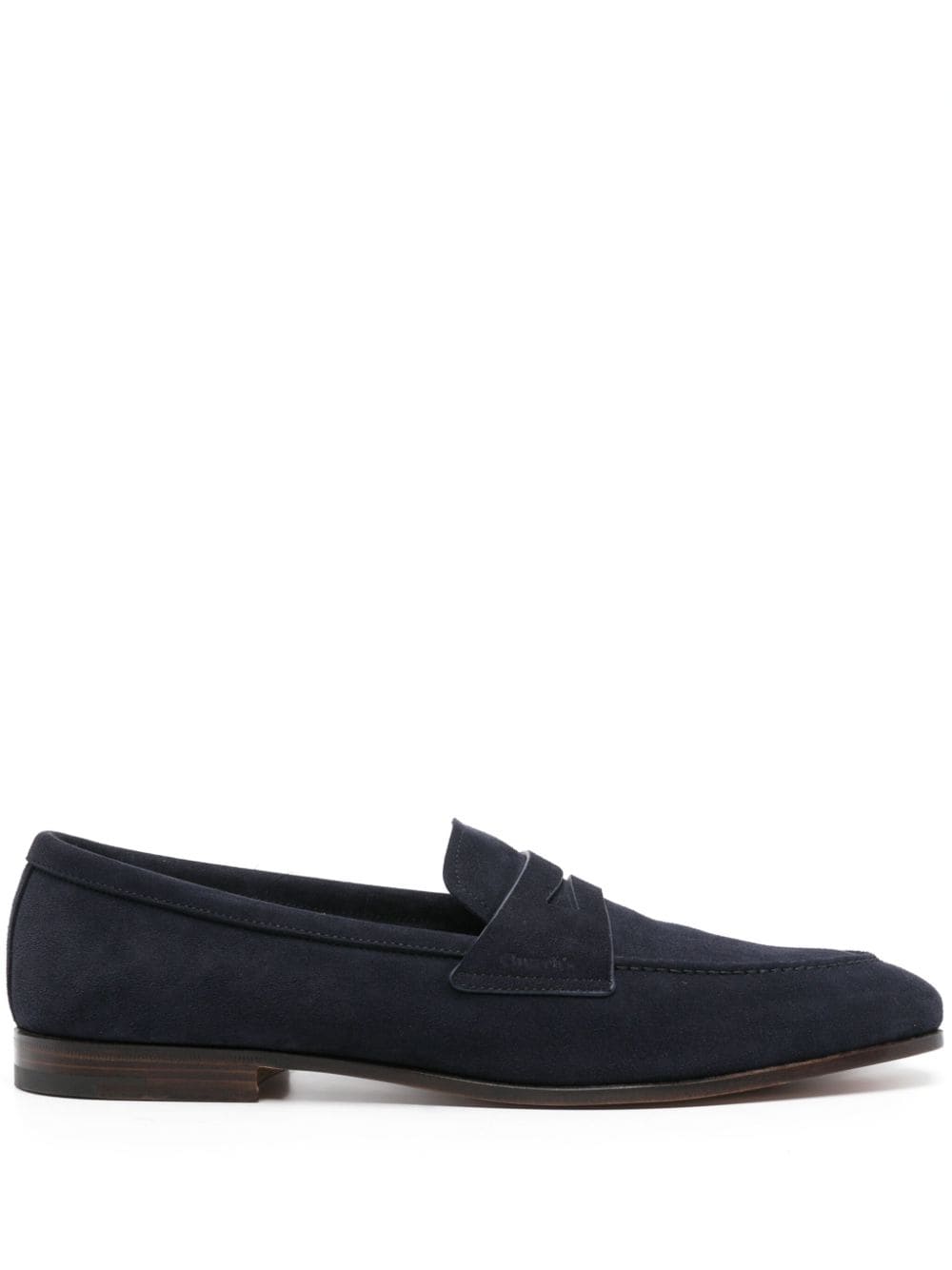 Church's almond-toe suede loafers - Blue von Church's