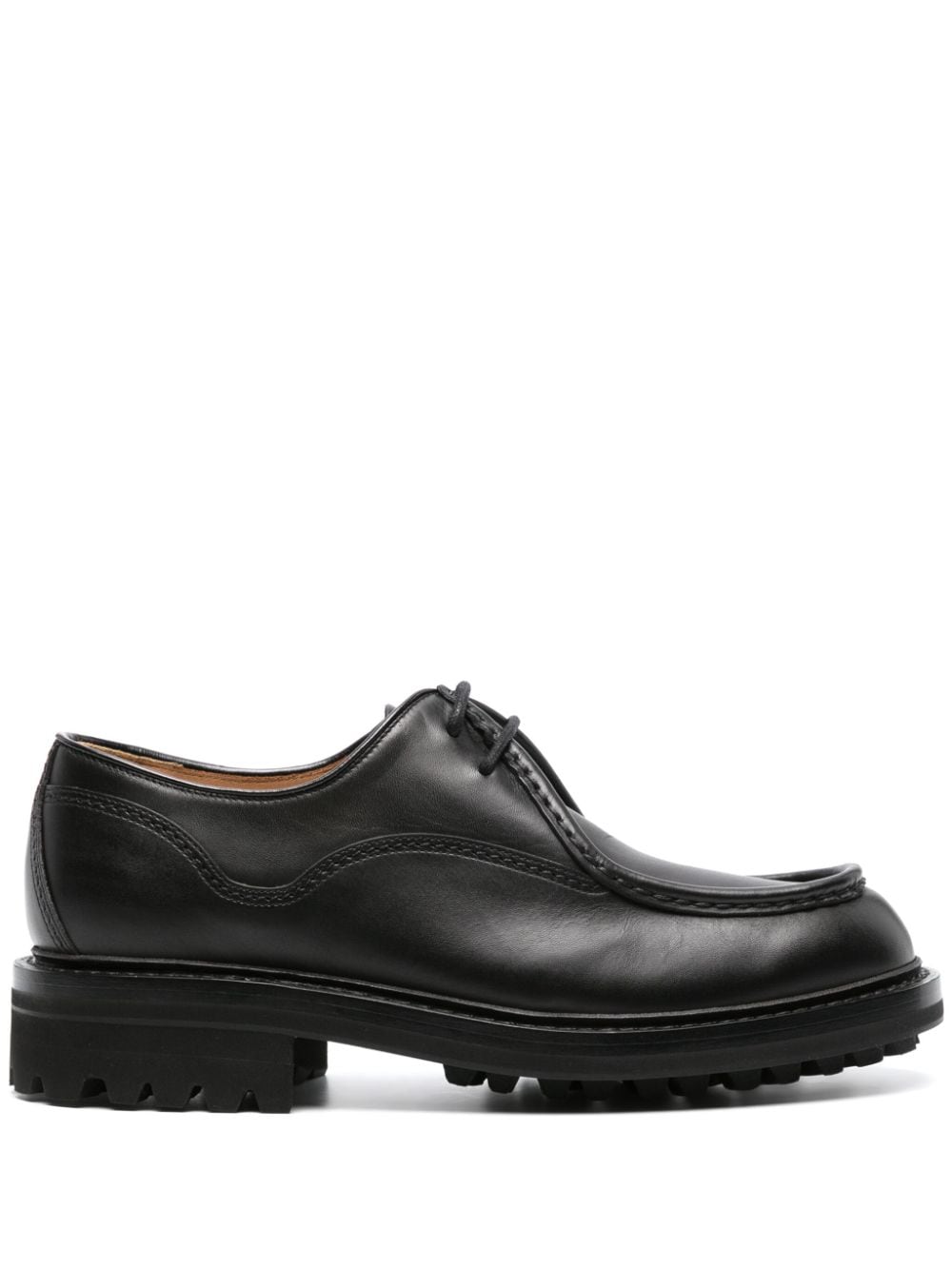 Church's lace-up leather boat shoes - Black von Church's