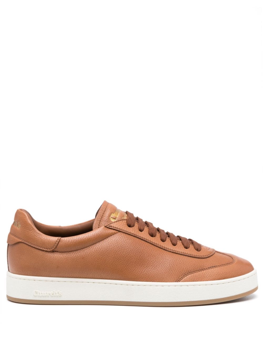 Church's logo-debossed leather sneakers - Brown von Church's