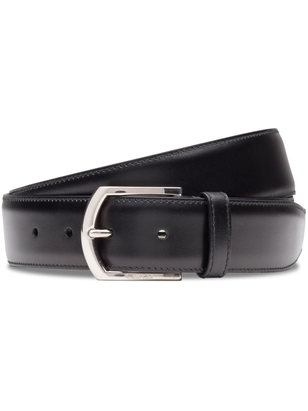 Church's polished buckle-fastening leather belt - Black von Church's