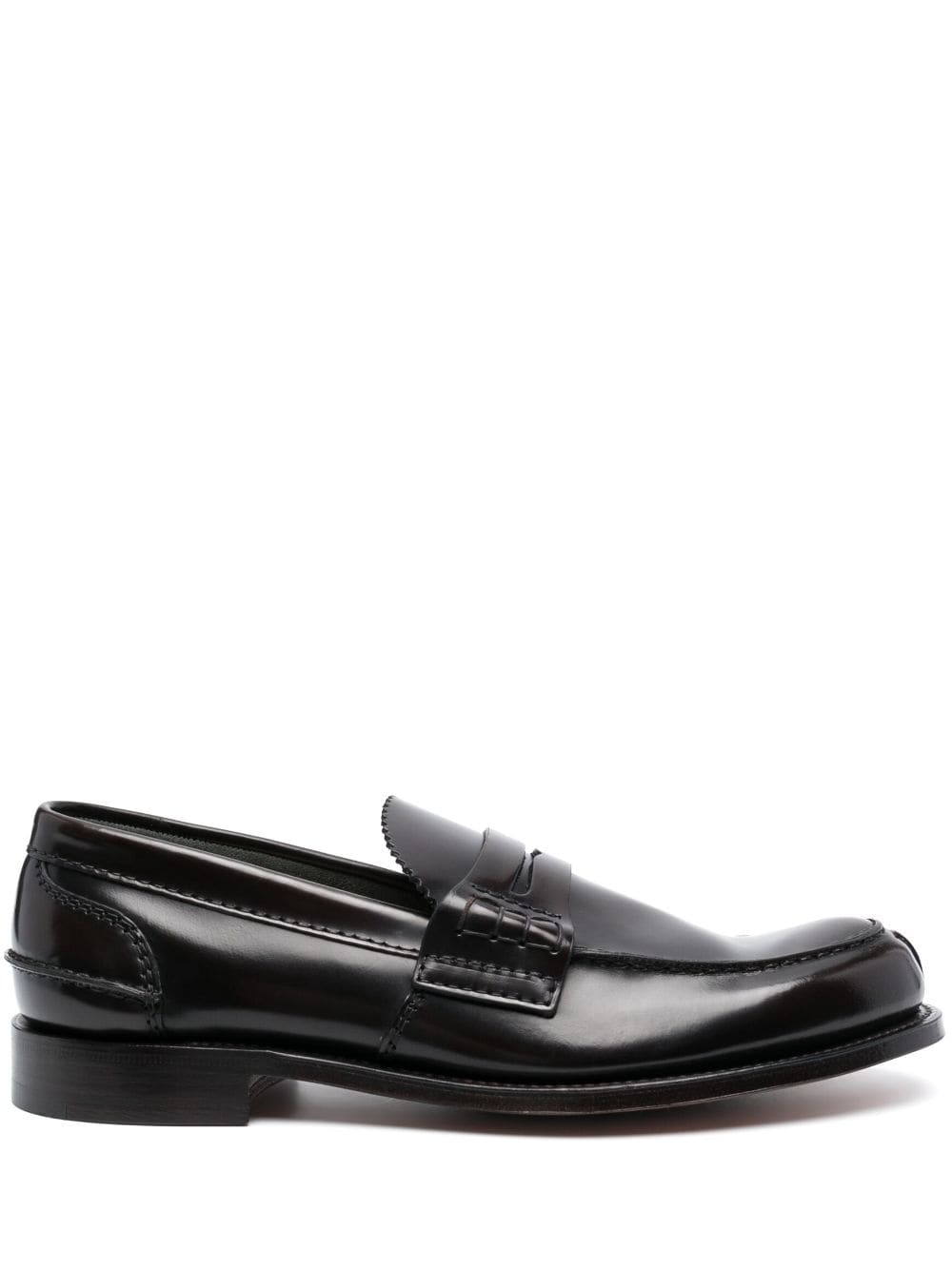 Church's polished-finish calf-leather loafers - Brown von Church's