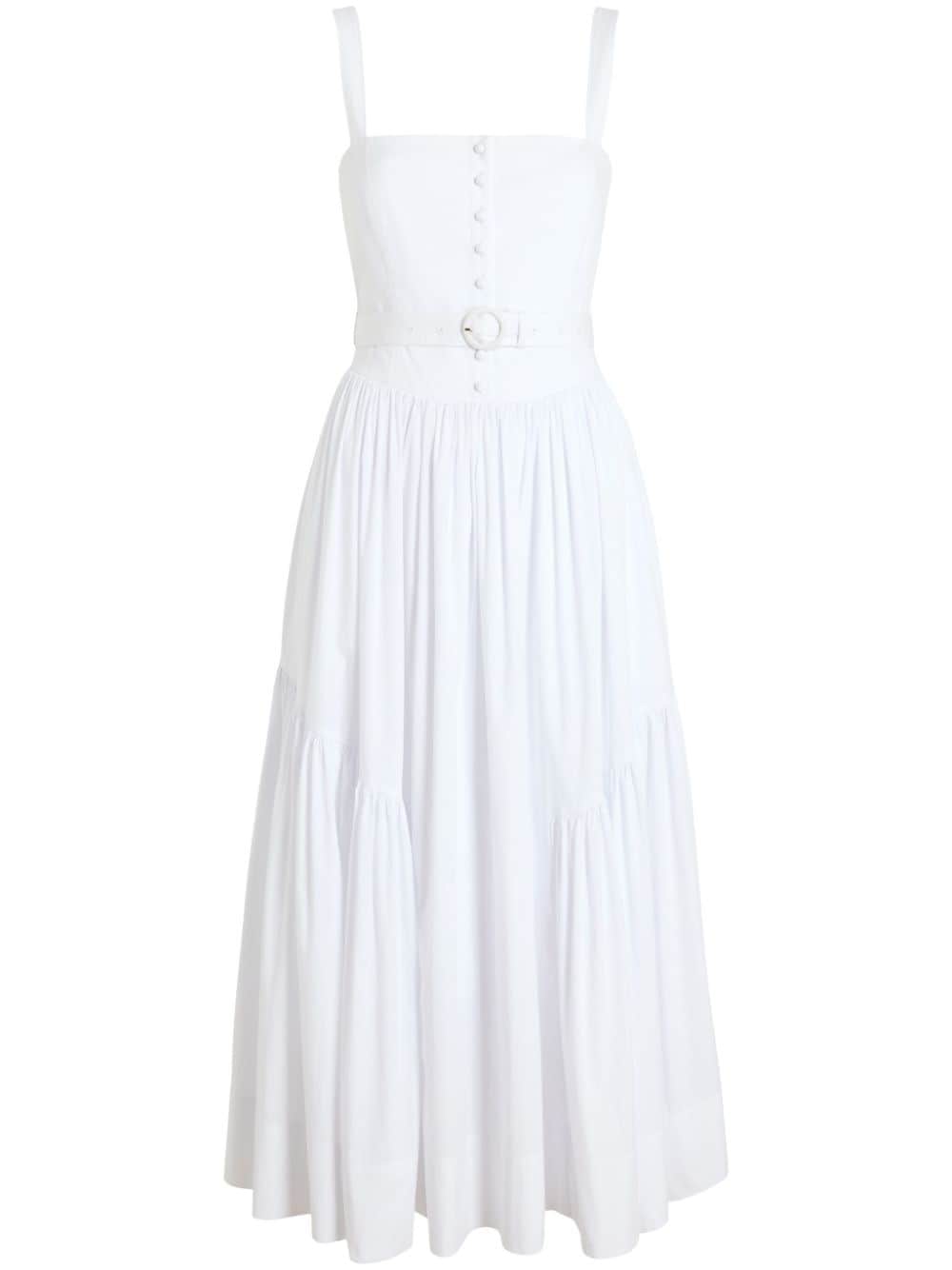 Cinq A Sept Amber poplin A-line dress - White von Cinq A Sept