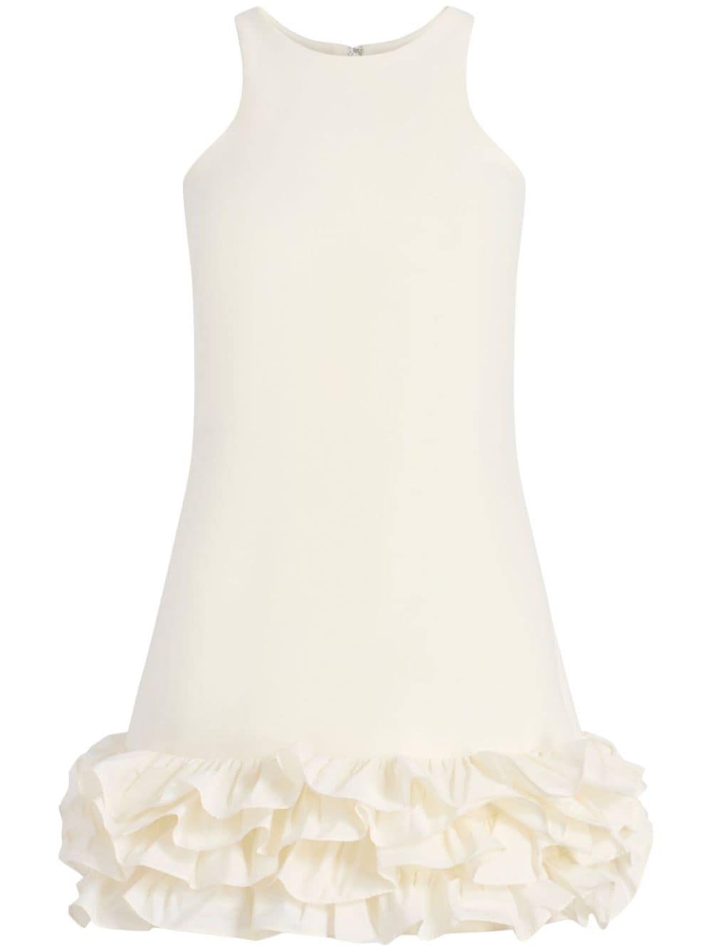 Cinq A Sept Beta ruffled minidress - Neutrals von Cinq A Sept