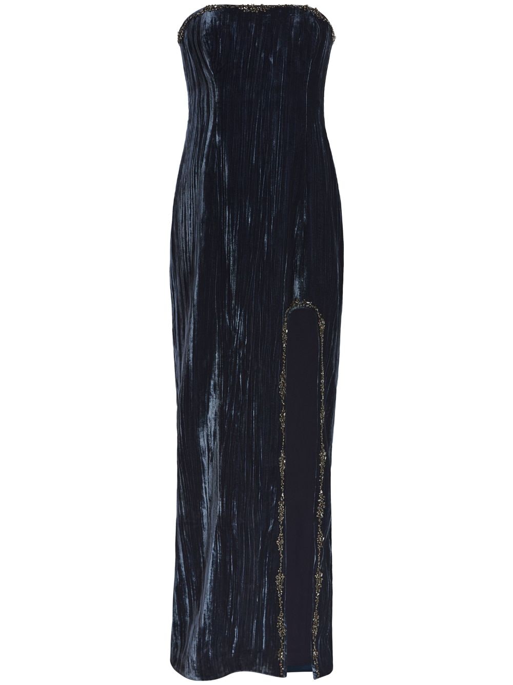 Cinq A Sept Eponine strapless velvet gown - Blue von Cinq A Sept