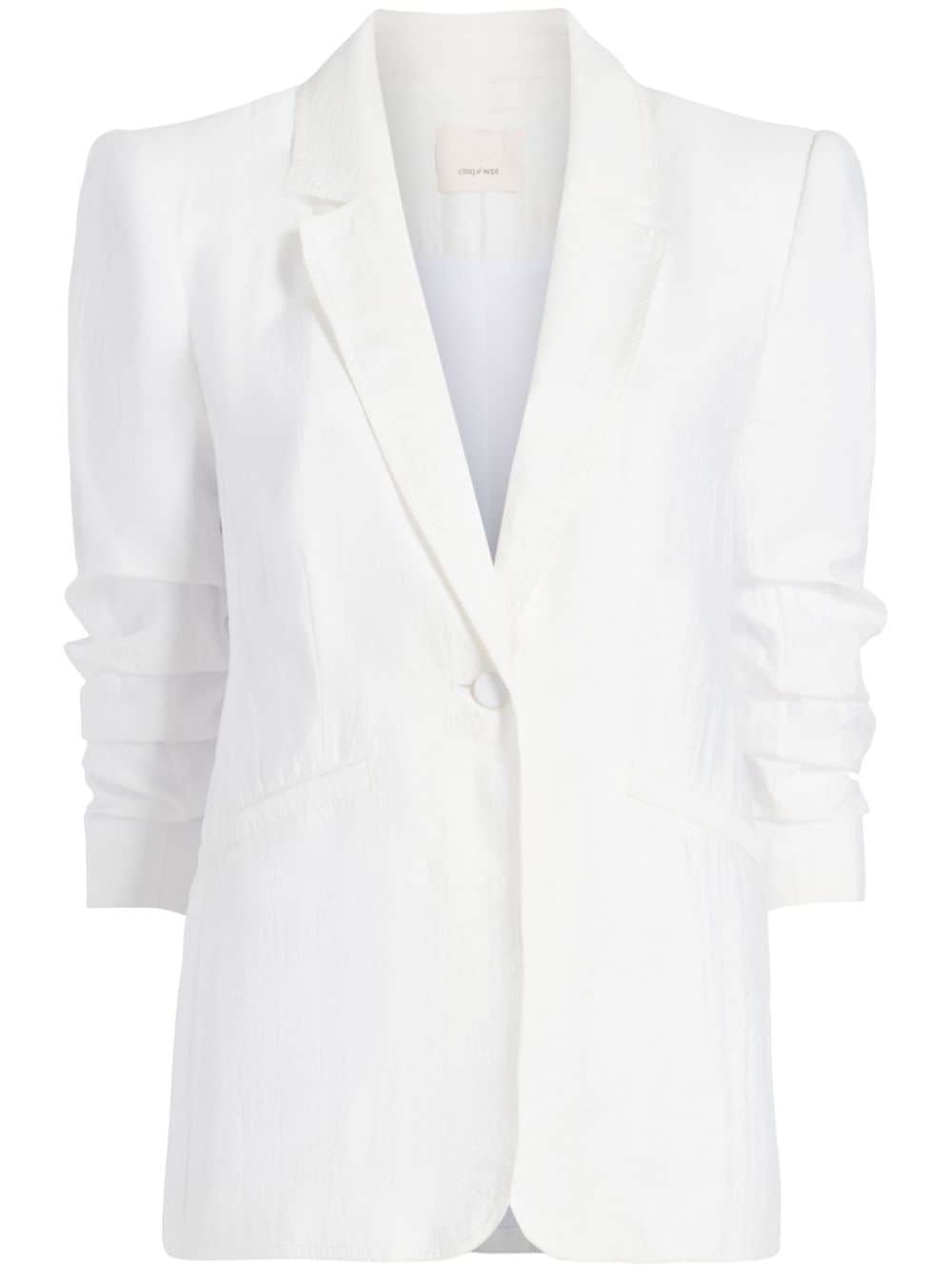 Cinq A Sept Khloe single-breasted blazer - White von Cinq A Sept