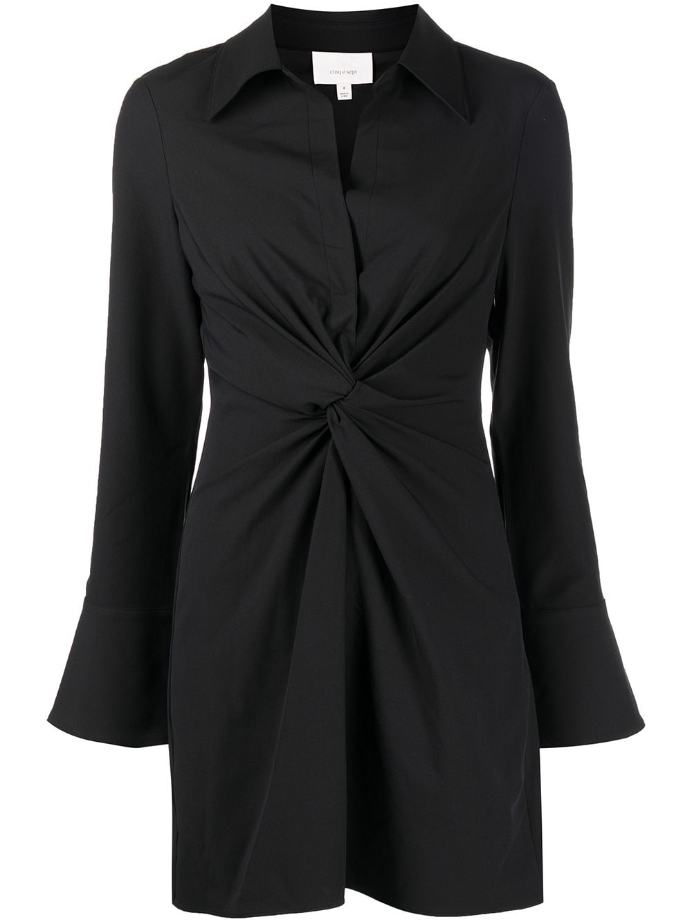 Cinq A Sept Mckenna twist-detail dress - Black von Cinq A Sept