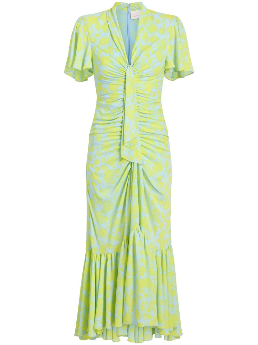 Cinq A Sept Peeta floral-print midi dress - Green von Cinq A Sept