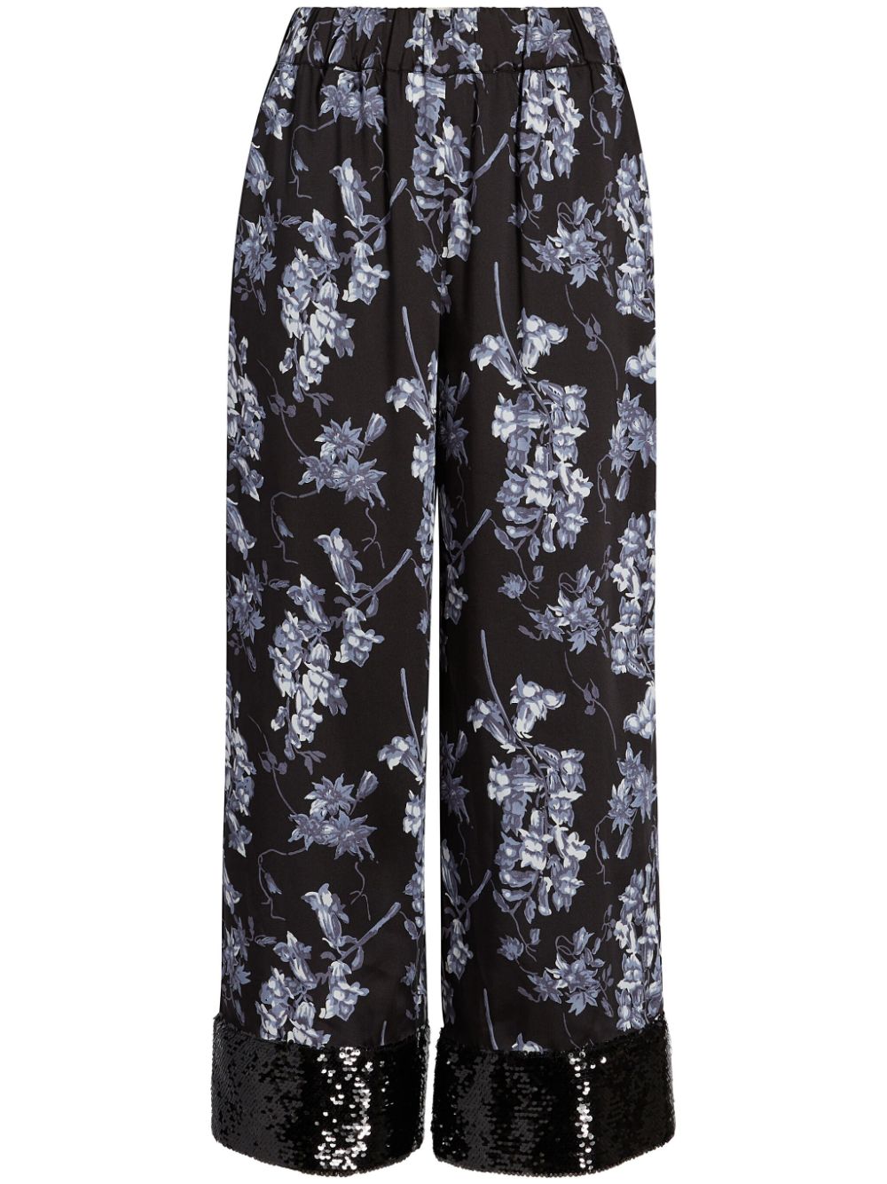 Cinq A Sept Phoebe floral-print trousers - Black von Cinq A Sept