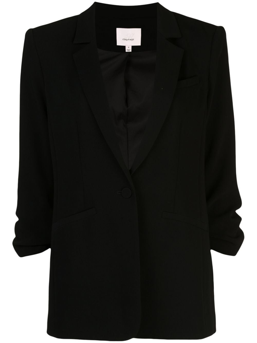 Cinq A Sept crepe Khloe blazer - Black von Cinq A Sept