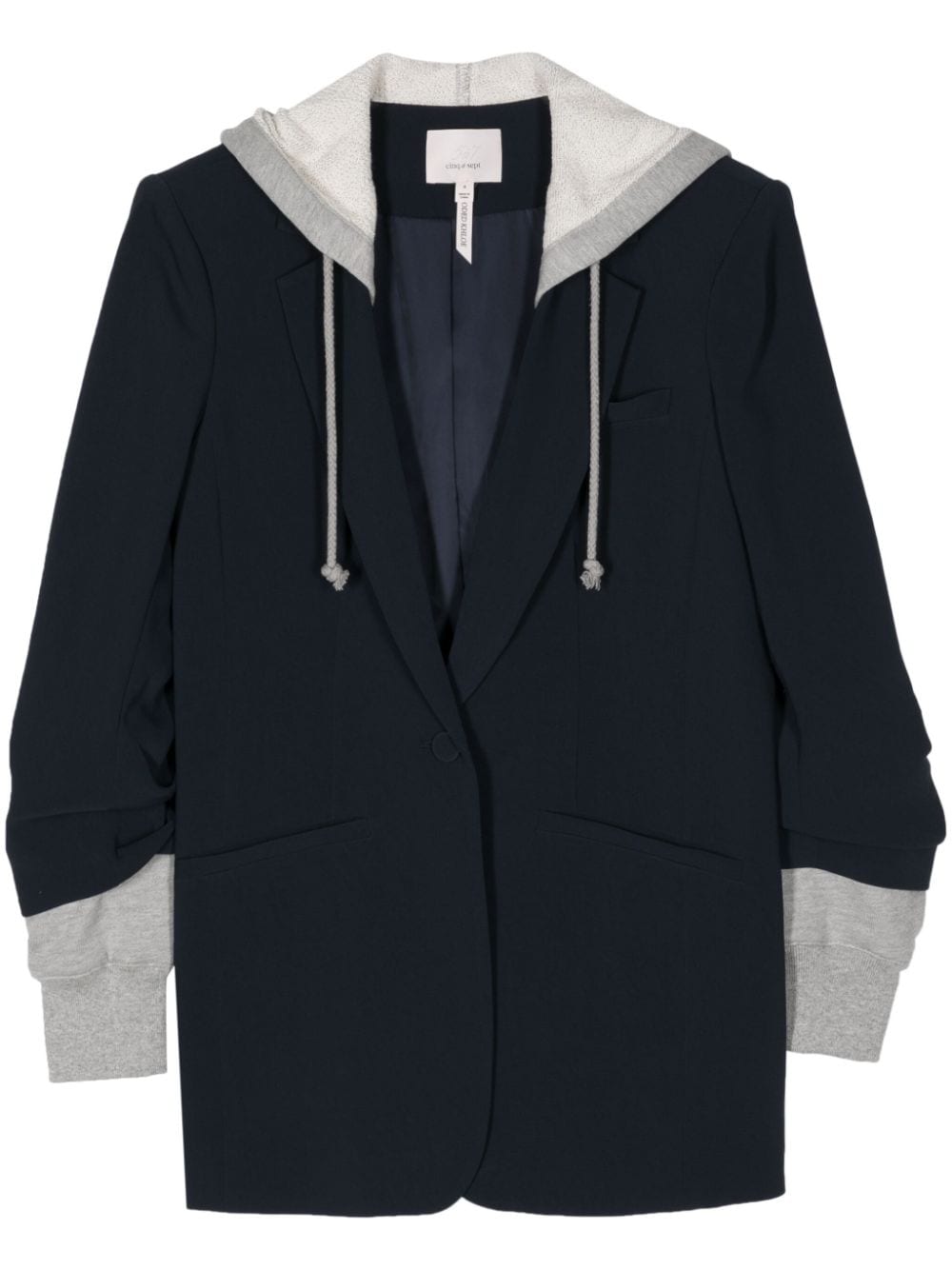 Cinq A Sept layered hooded blazer - Blue von Cinq A Sept