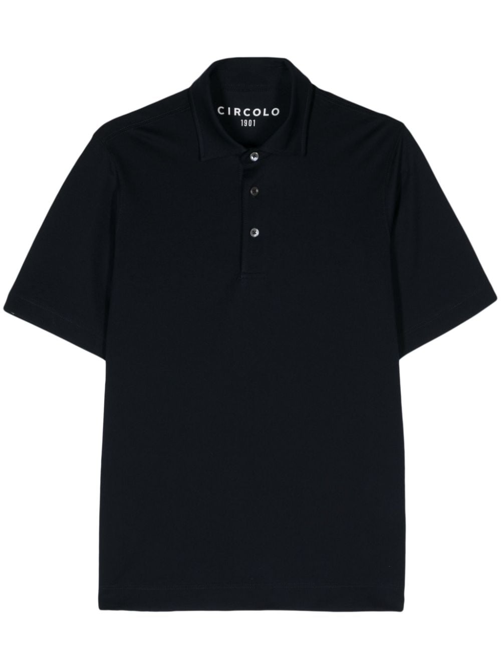 Circolo 1901 piqué-weave polo shirt - Blue von Circolo 1901