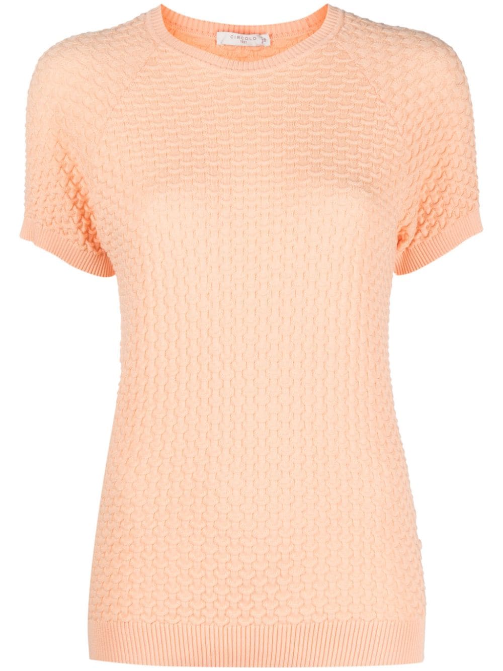 Circolo 1901 short-sleeve cotton T-shirt - Orange von Circolo 1901