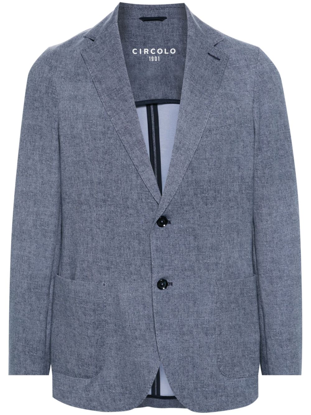 Circolo 1901 single-breasted blazer - Blue von Circolo 1901