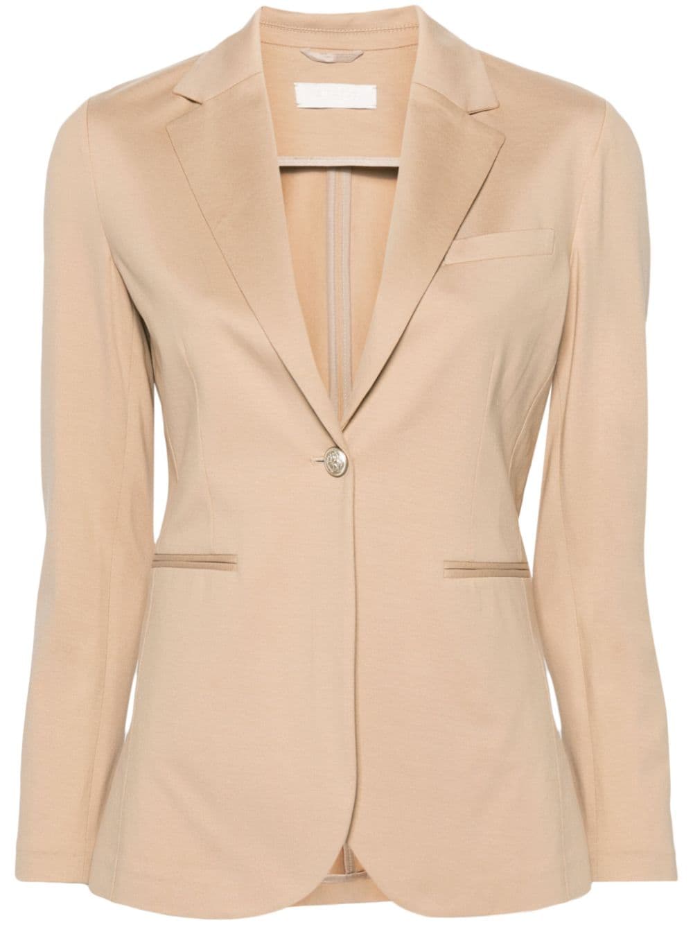 Circolo 1901 single-breasted jersey blazer - Neutrals von Circolo 1901