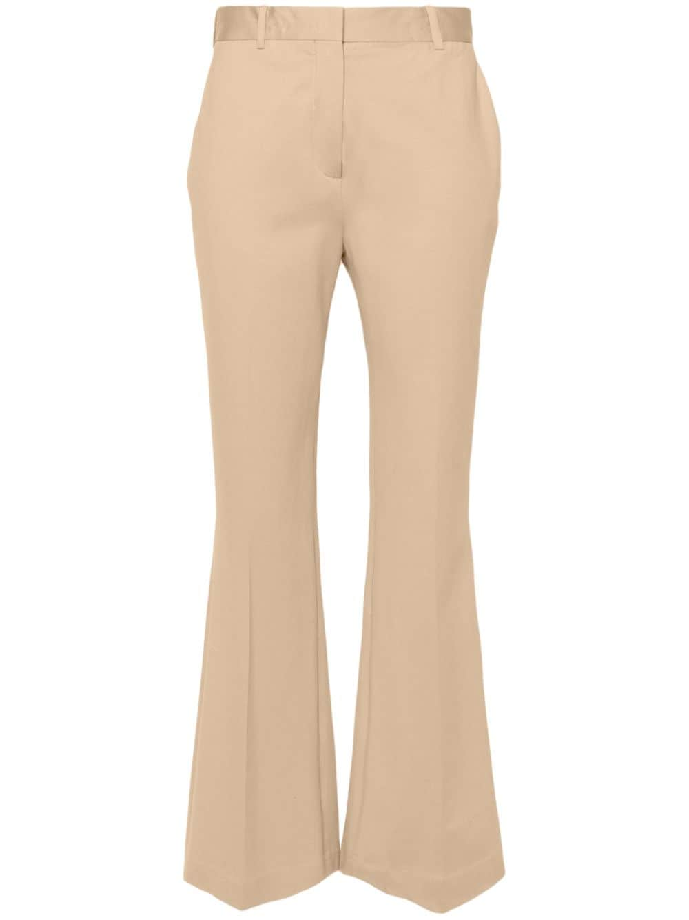 Circolo 1901 straight-leg jersey trousers - Neutrals von Circolo 1901