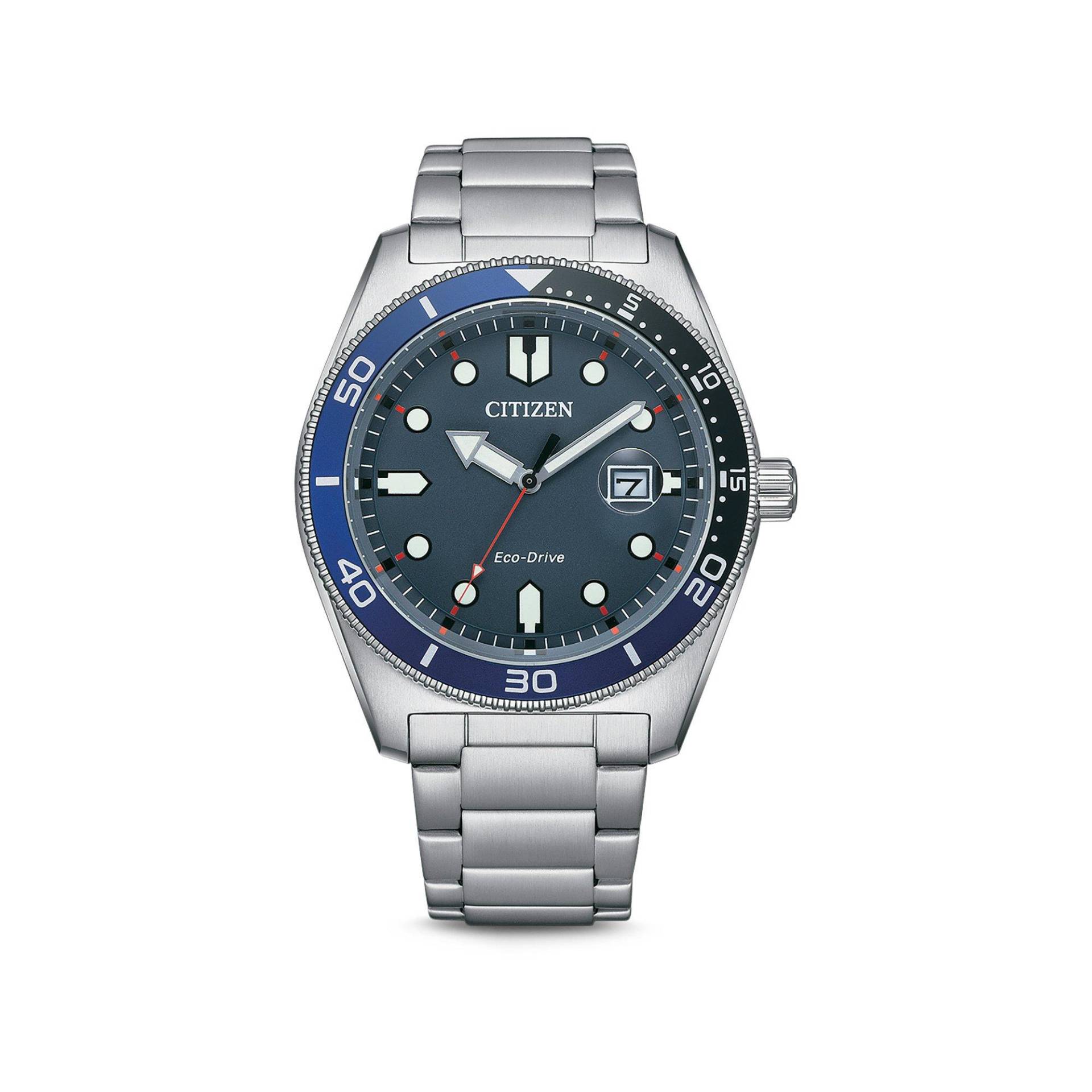 Analoguhr Herren Silber 43mm von Citizen