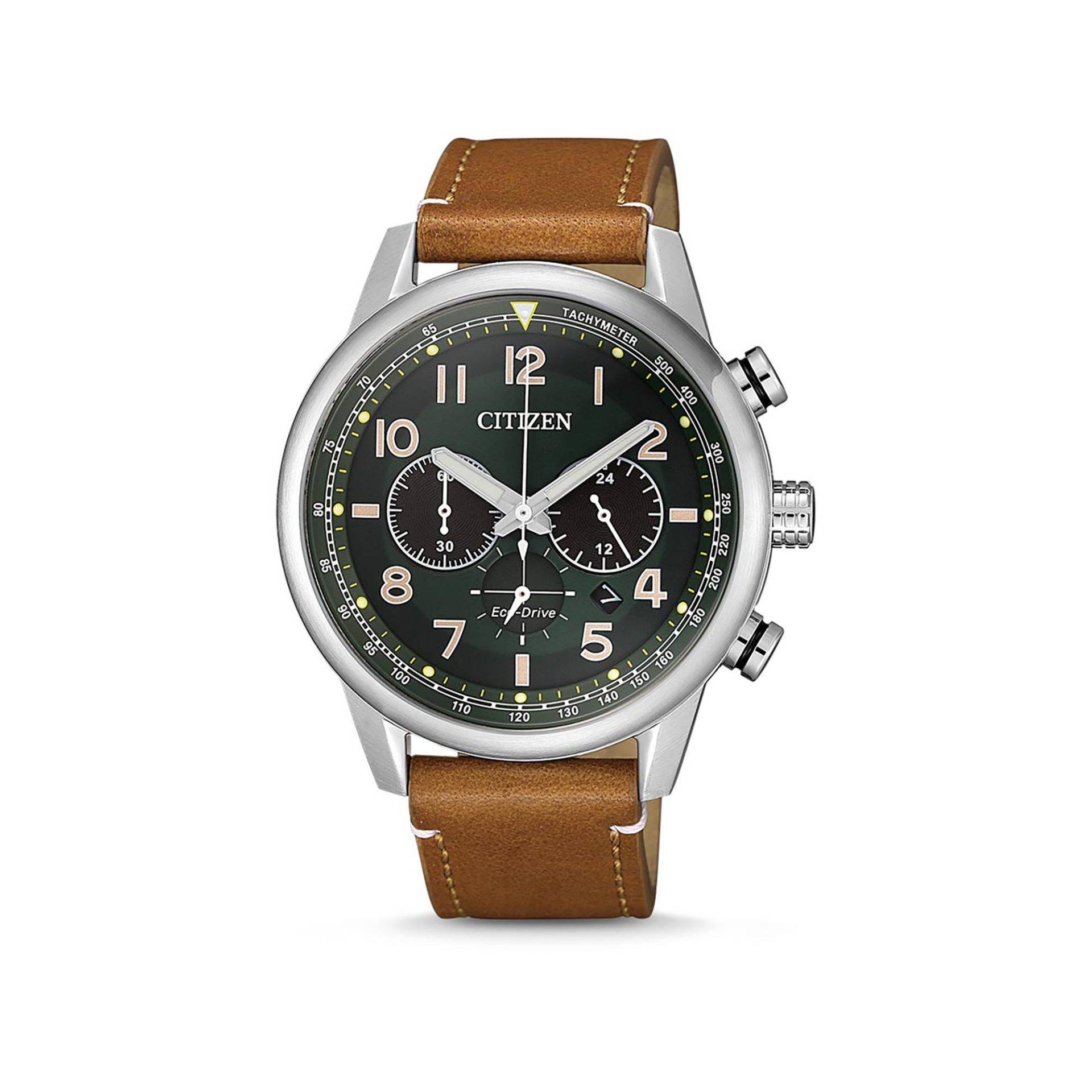 Chronograph Uhr Herren Braun 43mm von Citizen