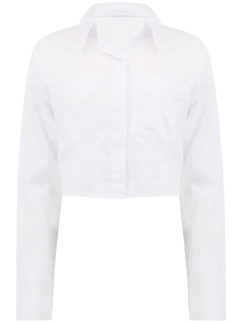 Citizens of Humanity Bea cropped shirt - White von Citizens of Humanity