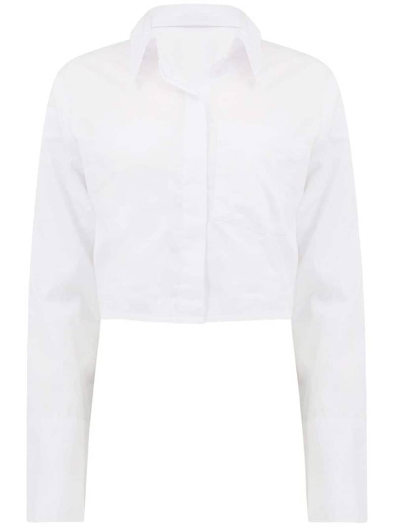 Citizens of Humanity Bea cropped shirt - White von Citizens of Humanity