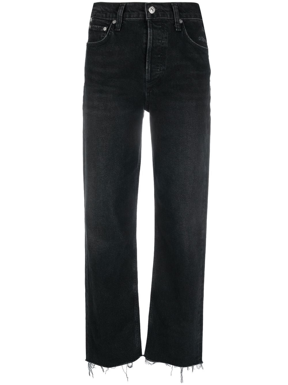 Citizens of Humanity Florence cropped straight-leg jeans - Black von Citizens of Humanity