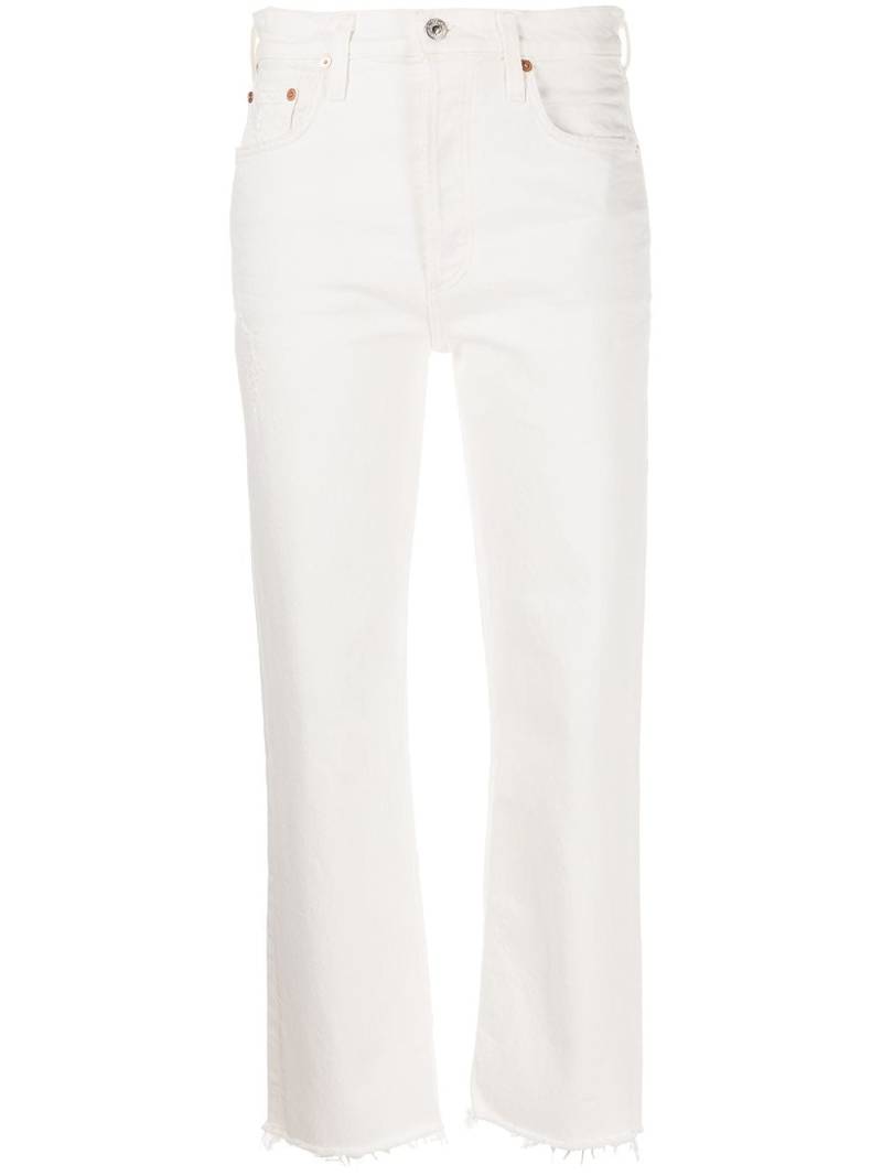 Citizens of Humanity Florence wide straight jeans - White von Citizens of Humanity