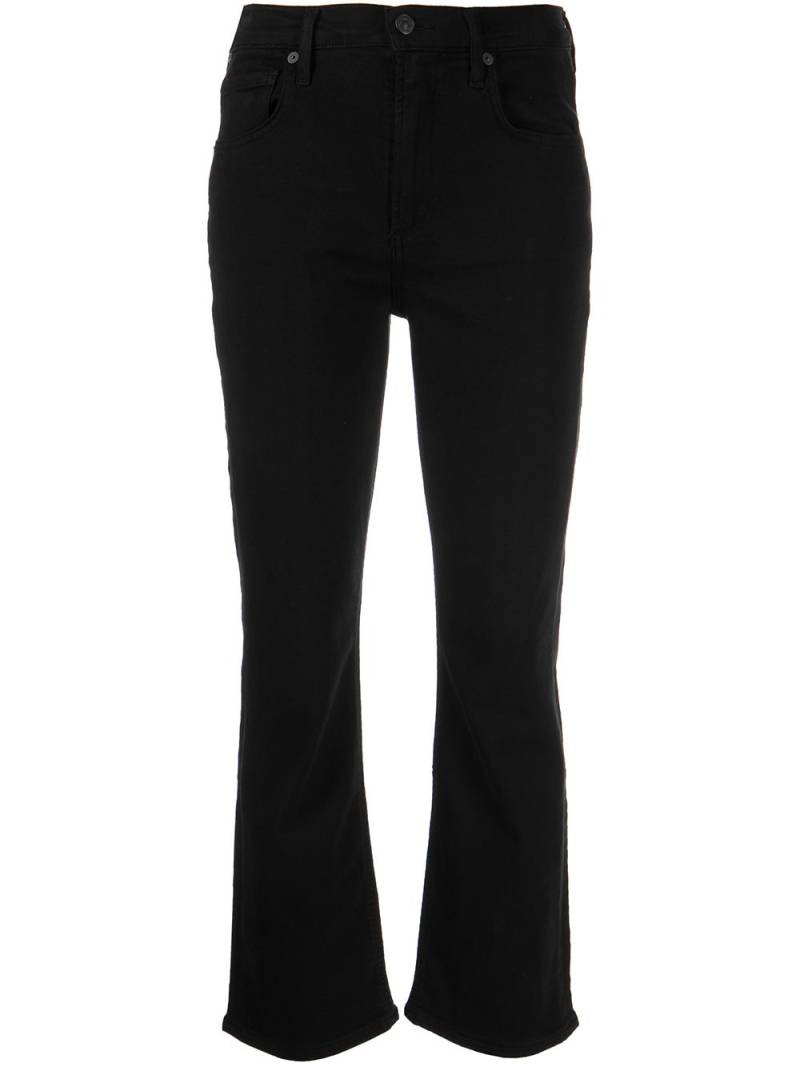 Citizens of Humanity Isola cropped bootcut jeans - Black von Citizens of Humanity