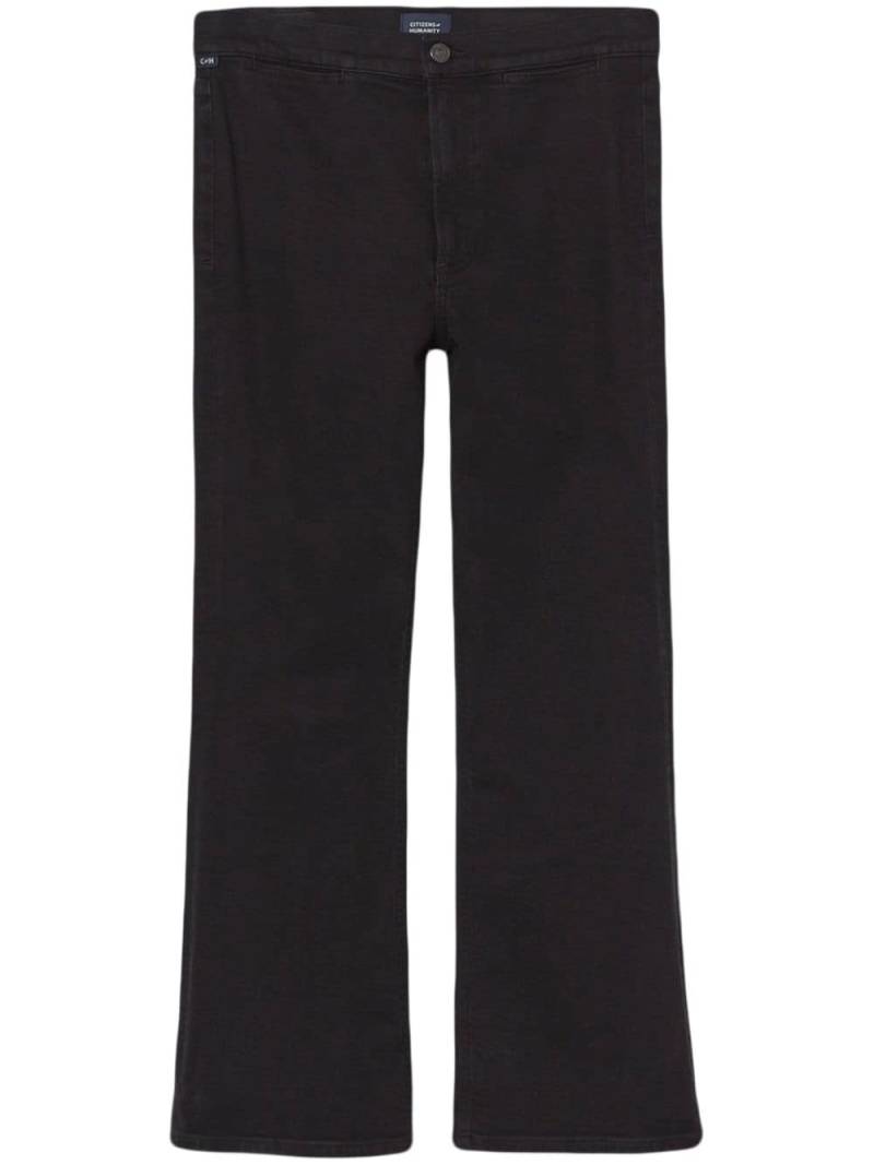 Citizens of Humanity Isola cropped trousers - Black von Citizens of Humanity