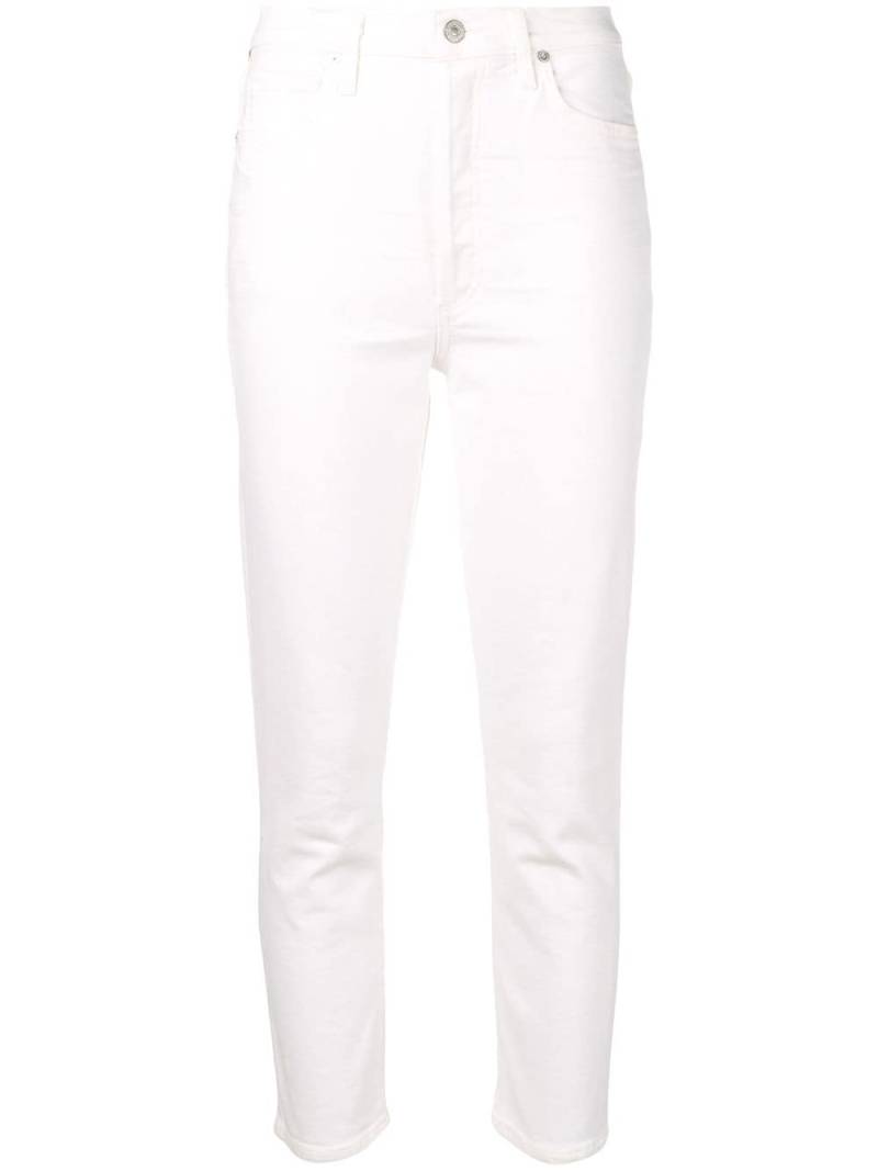 Citizens of Humanity cropped skinny jeans - White von Citizens of Humanity