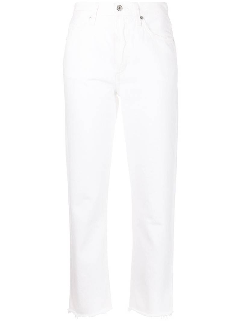 Citizens of Humanity high-rise cropped jeans - White von Citizens of Humanity