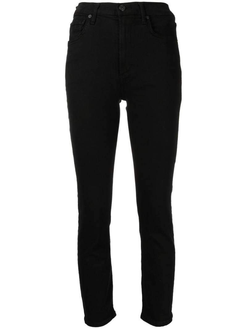 Citizens of Humanity high-waisted Vintage slim-cut jeans - Black von Citizens of Humanity