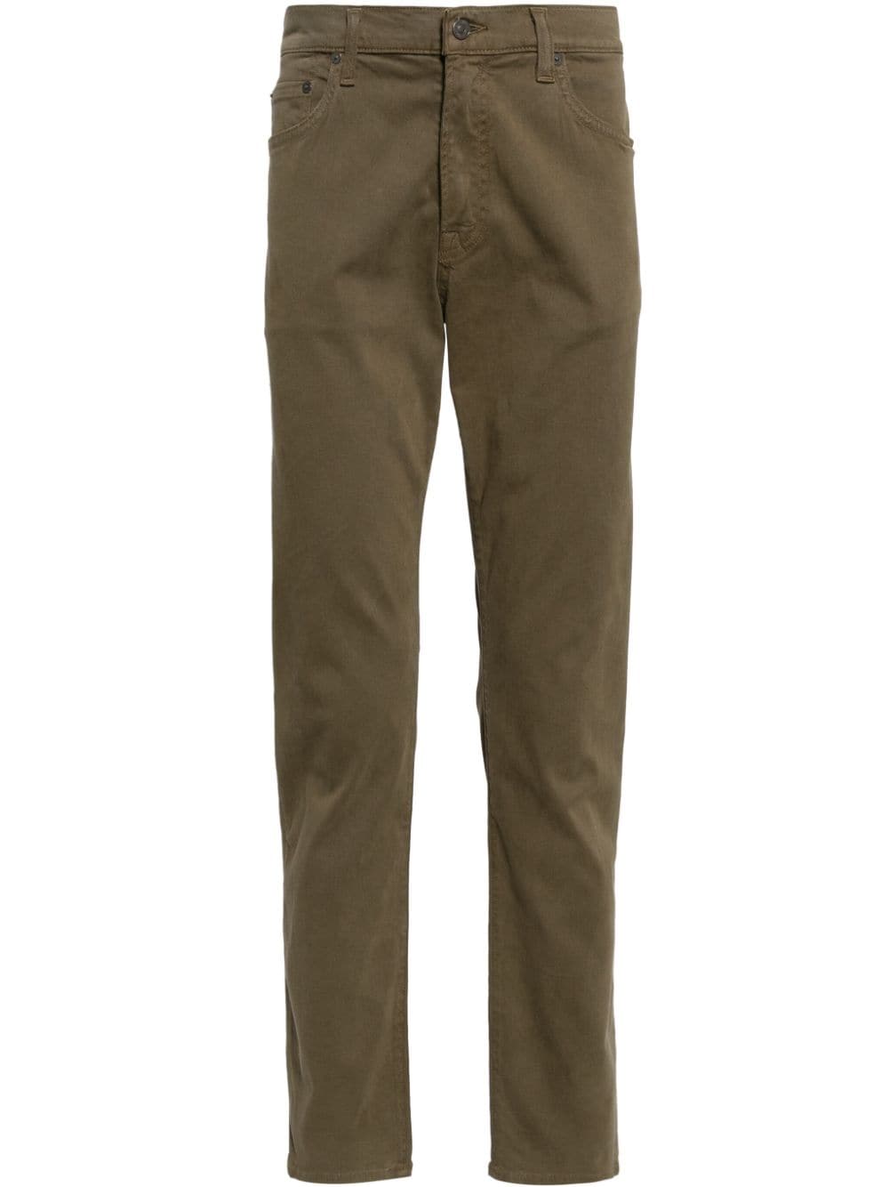 Citizens of Humanity slim-cut cotton-blend trousers - Green von Citizens of Humanity